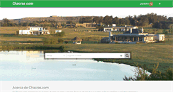 Desktop Screenshot of chacras.com